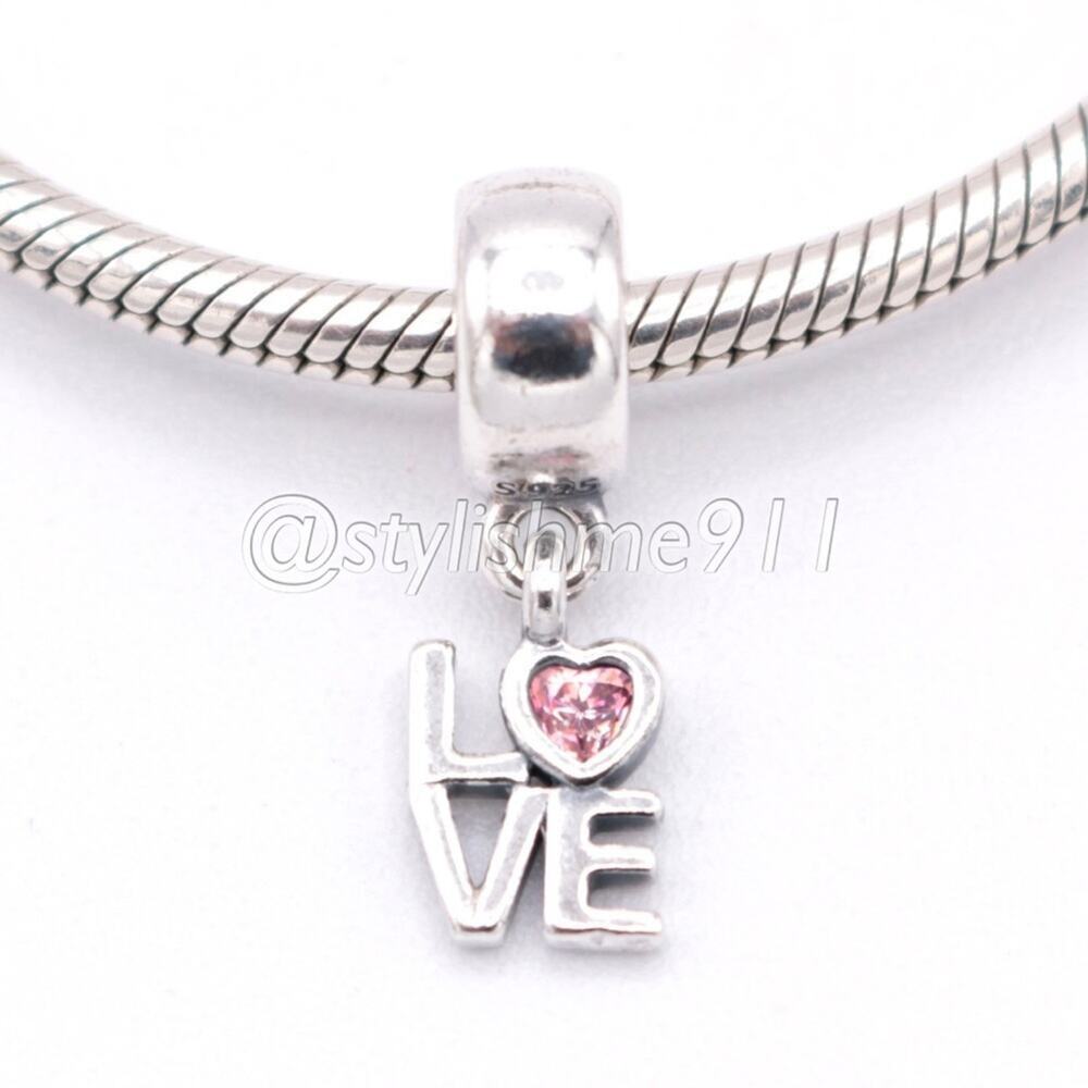 Authentic PANDORA LOVE Dangle - 791253CZS